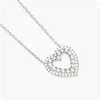 Collana Mabina Donna Regina di cuori in Argento Cubic Zirconia 553855